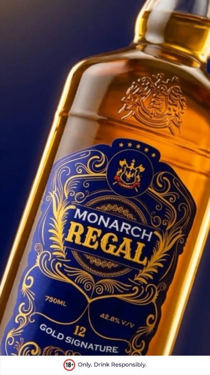 Monarch Regal bottle detail