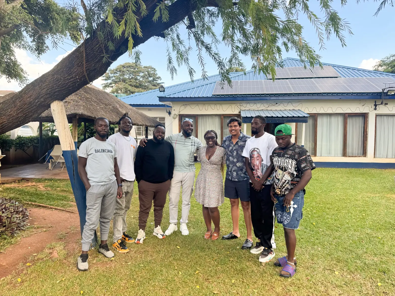 The campaign team together